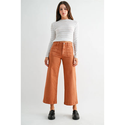 Reno Sand Wide Leg Jeans