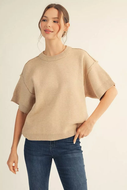 Oatmeal Ease Sweater