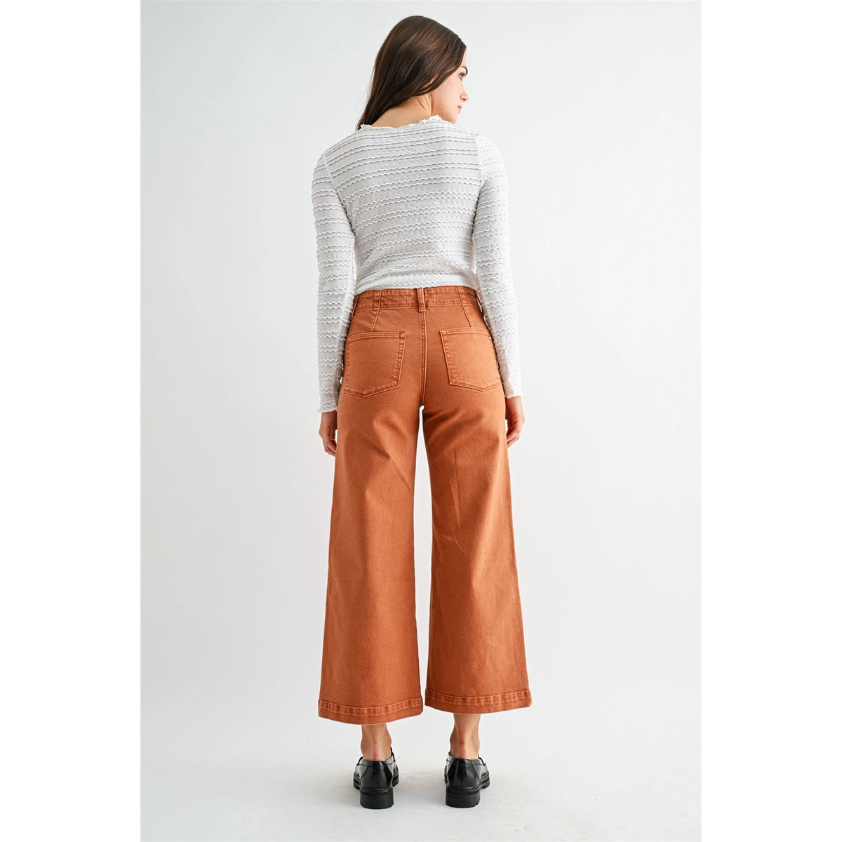 Reno Sand Wide Leg Jeans