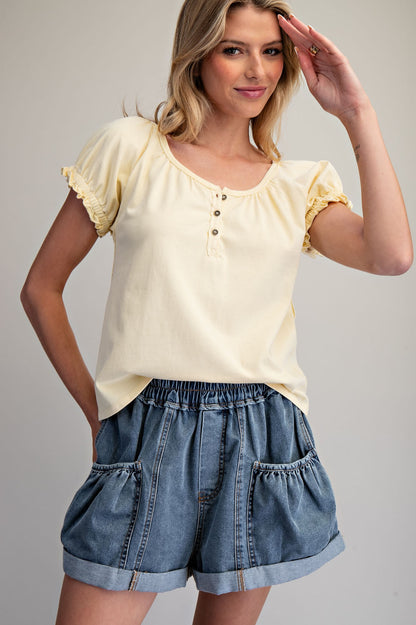 Sunny Days Henley Top