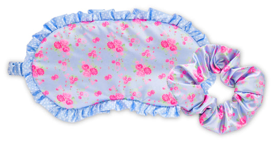 Ditsy Eye Mask & Scrunchie Set