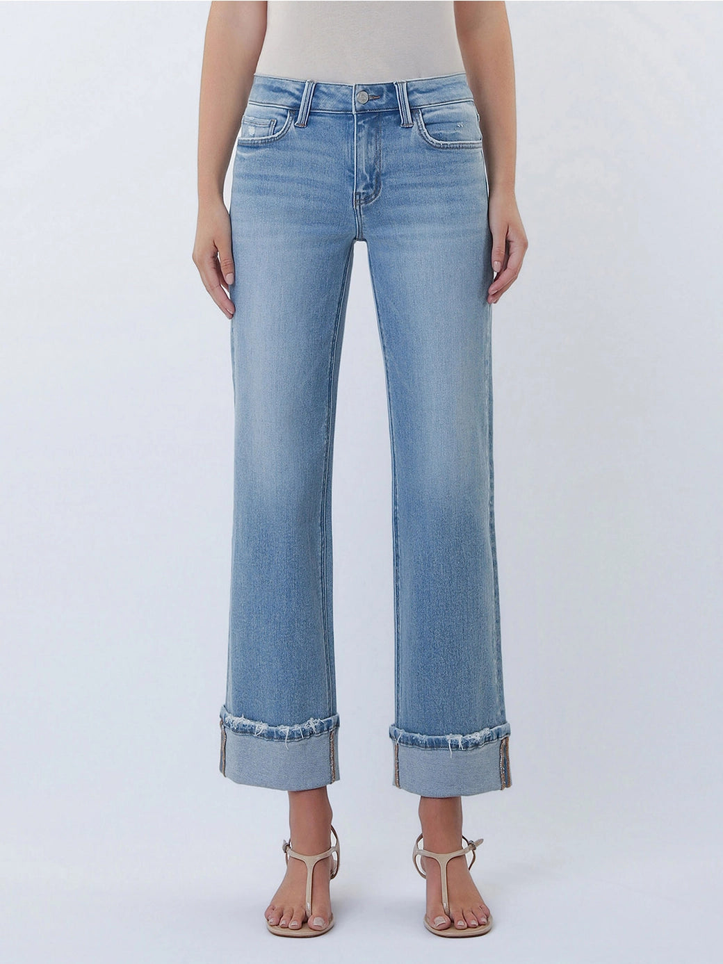 Kickin’ It Cuffed Denim Jean
