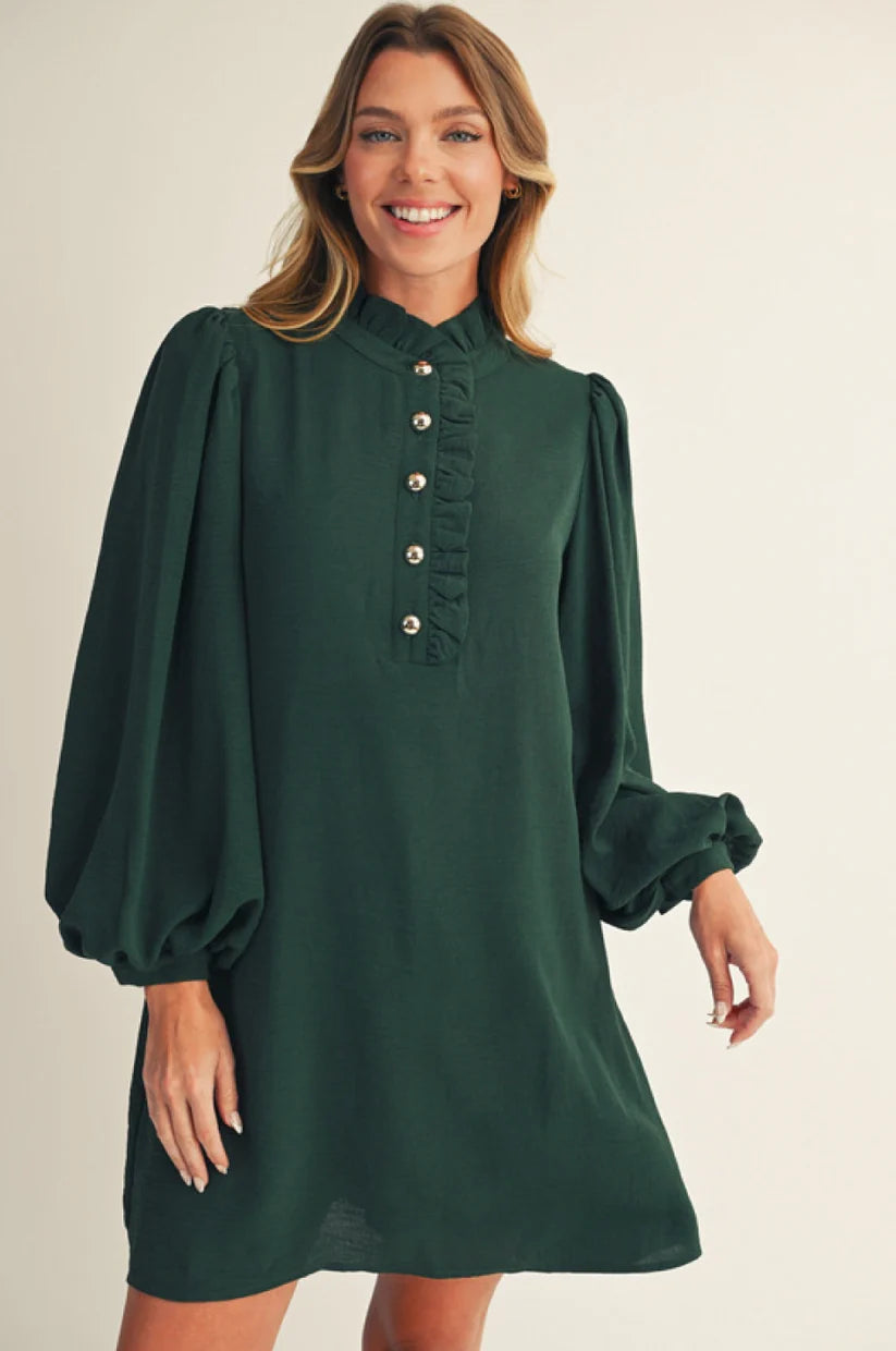 Evergreen Elegance Dress
