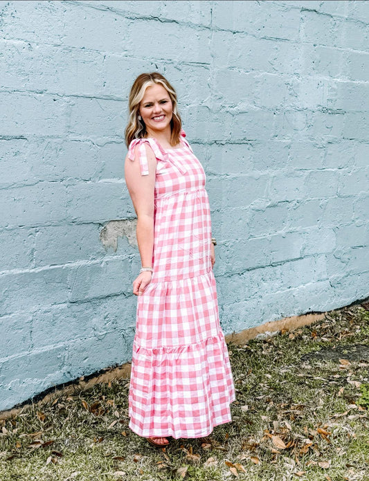 The Blushing Belle Maxi Dress