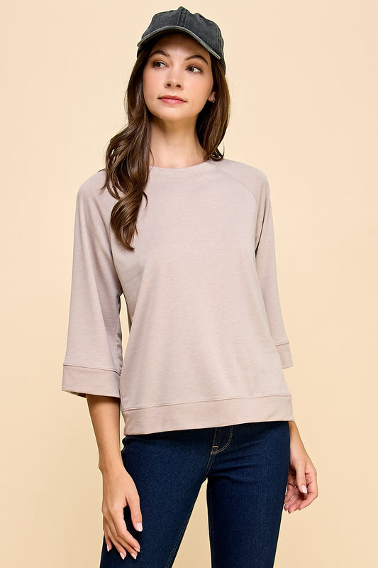 Basic 3/4 Sleeve Top