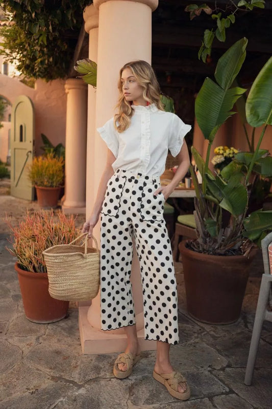 Midnight Stroll Polka Dot Pants