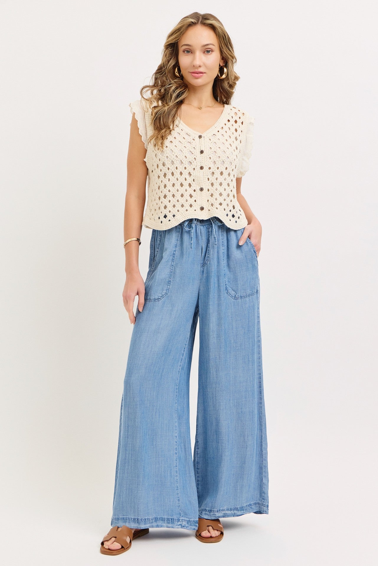Everyday Escape Tencel Palazzo Pant