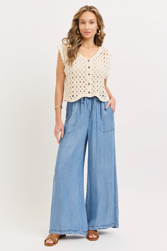 Everyday Escape Tencel Palazzo Pant