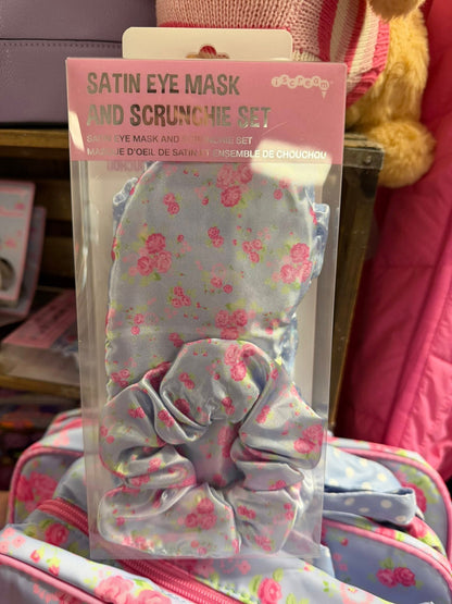 Ditsy Eye Mask & Scrunchie Set