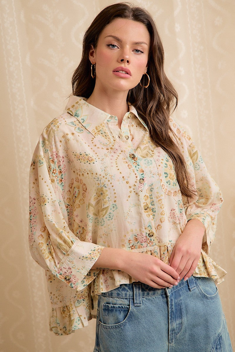 Falling For Florals Blouse