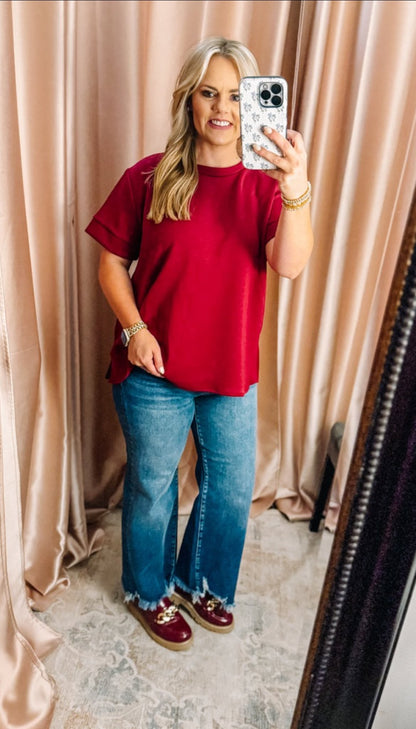 Restock 🔥 The Everyday Crop Straight Jean By Risen