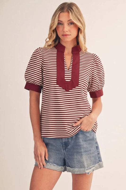 Burgundy Belle Top