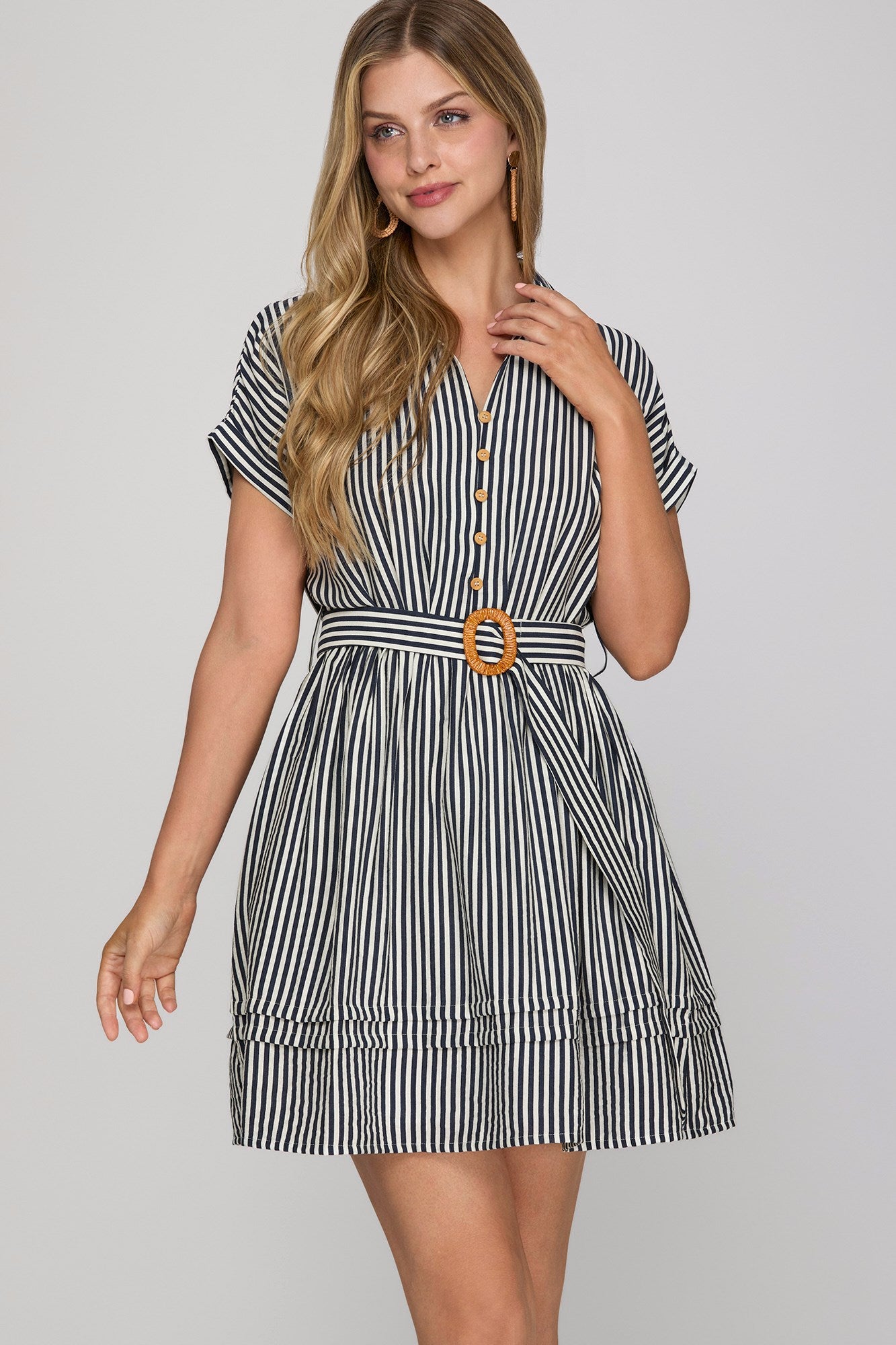 Clean Lines Stripe Dress
