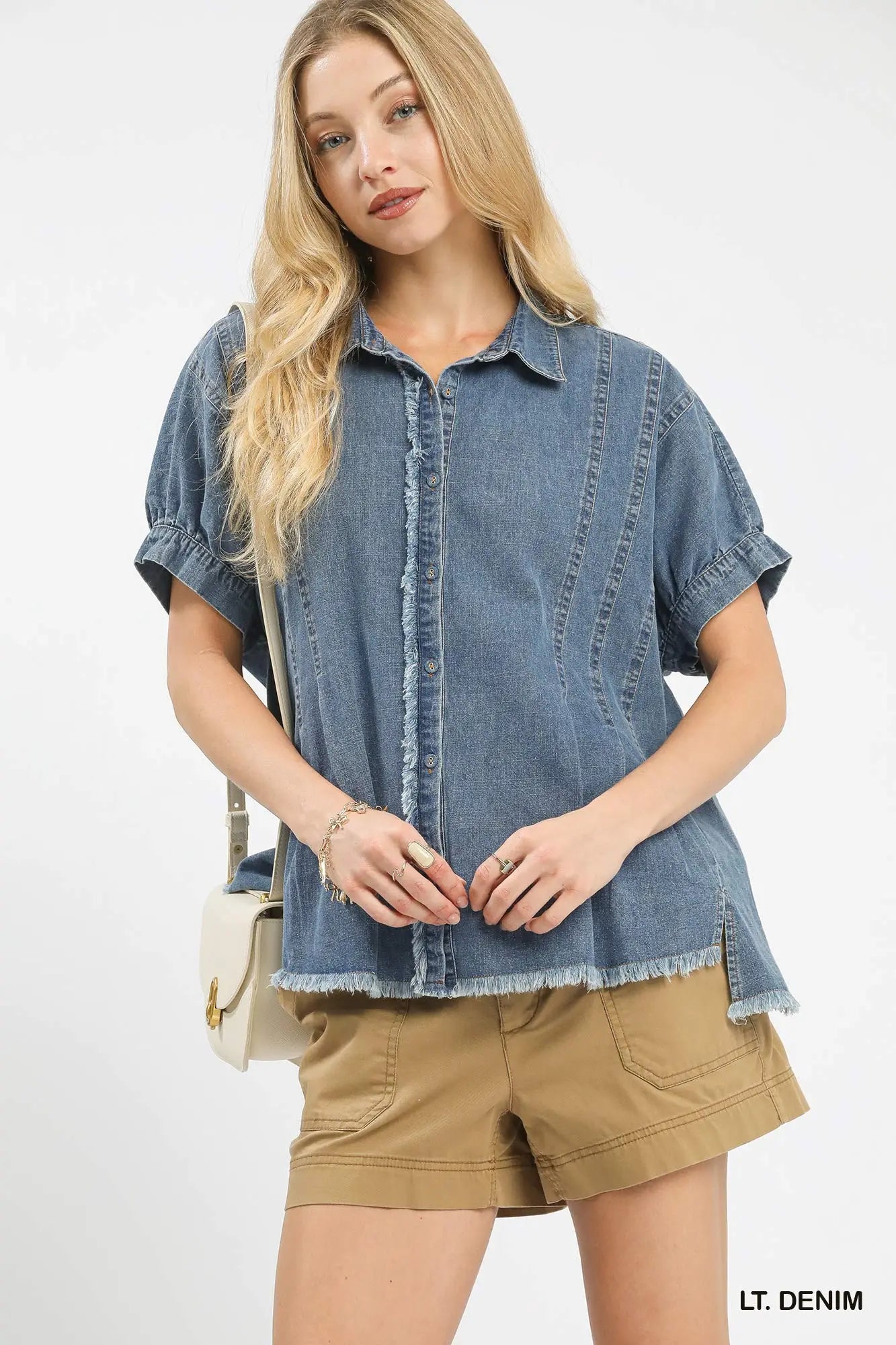 Effortless Denim Top
