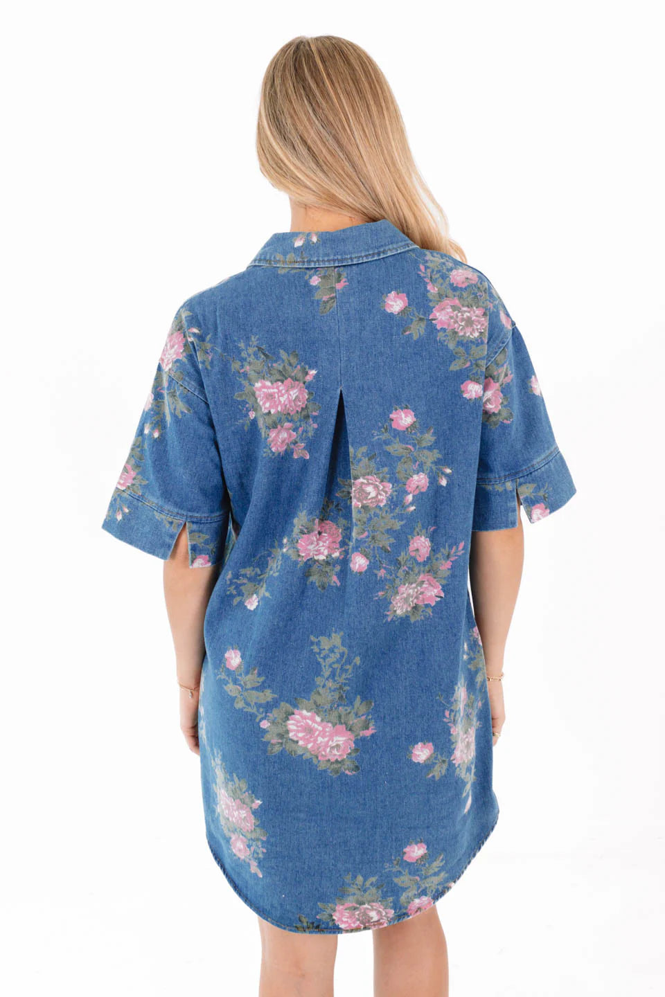 Denim Bloom Dress