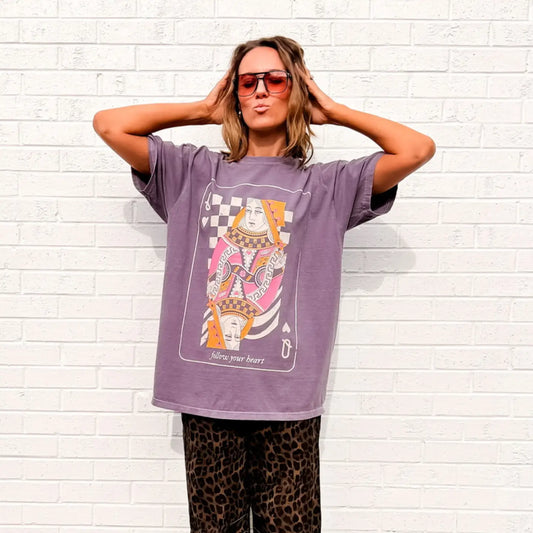 Queen of Hearts Tee
