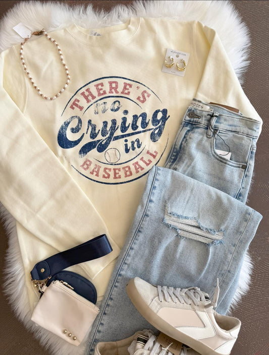 There's No Crying In Baseball Top
