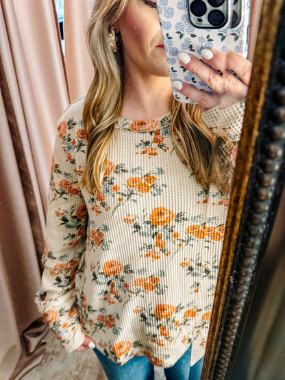 Floral Haven Thermal Top