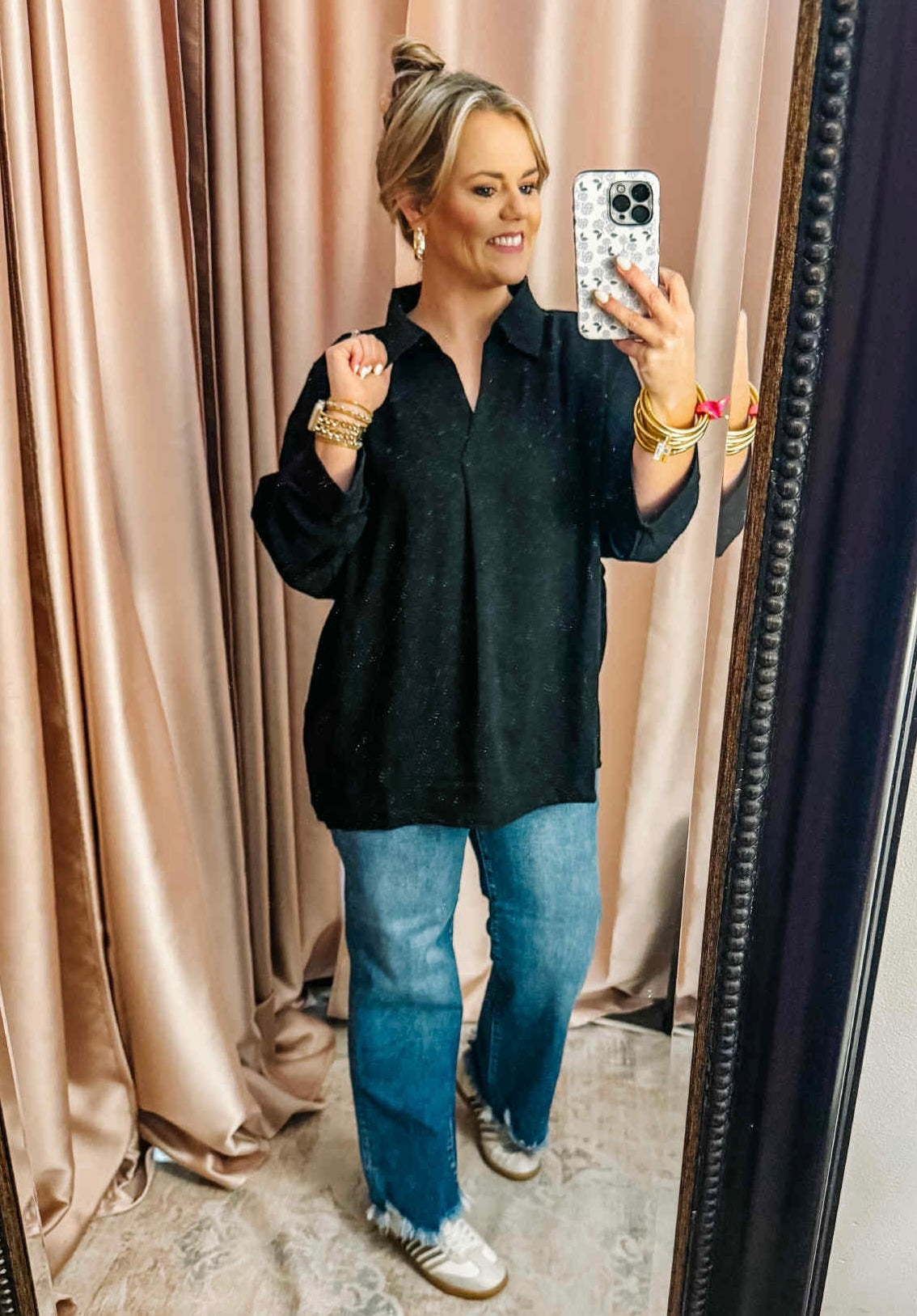 The Jet Pleat Top