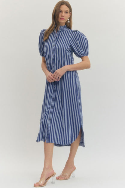 Midnight Manor Midi Dress