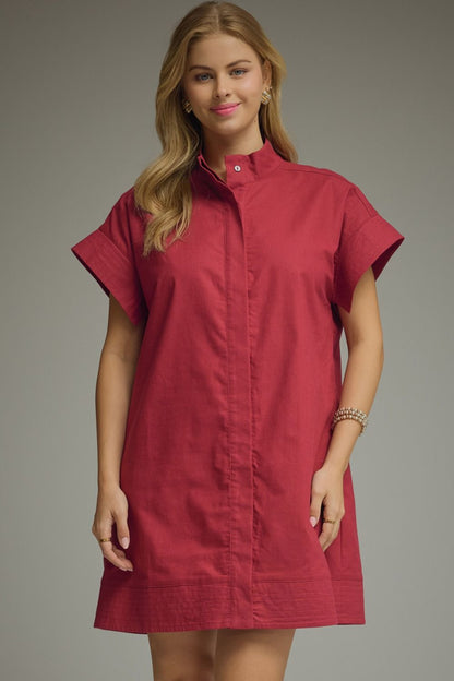 Changing Seasons Dress Merlot