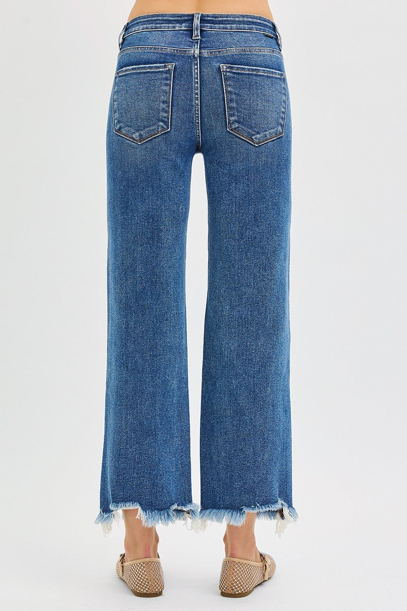 Restock 🔥 The Everyday Crop Straight Jean By Risen