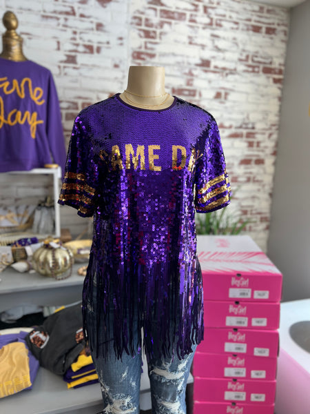 Sparkle Game Day Top