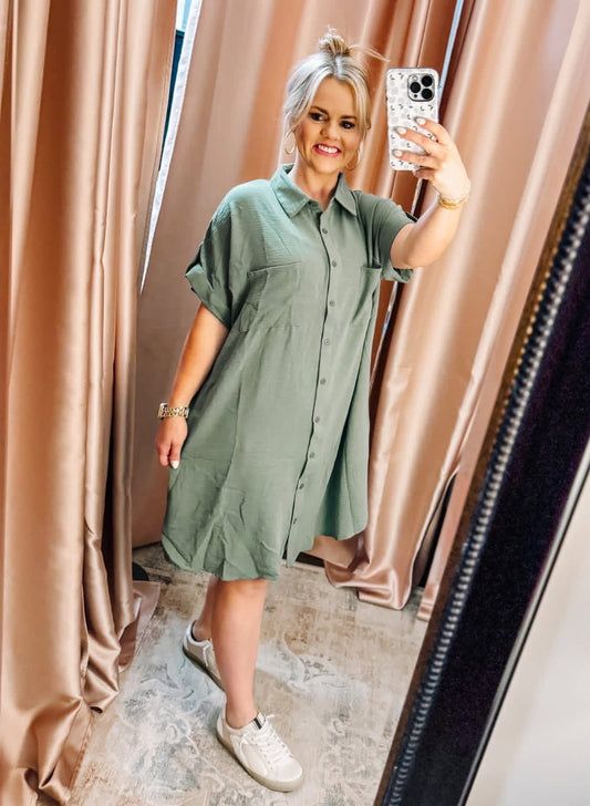Olive Grove Dress