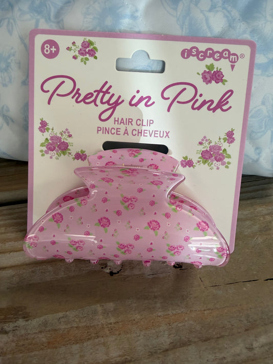 Pretty in Pink Hair Clip