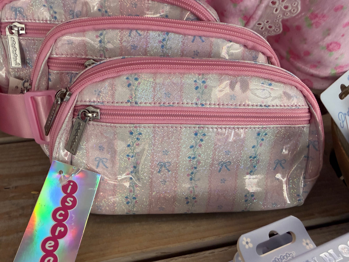 Floral Stripes Belt Bag