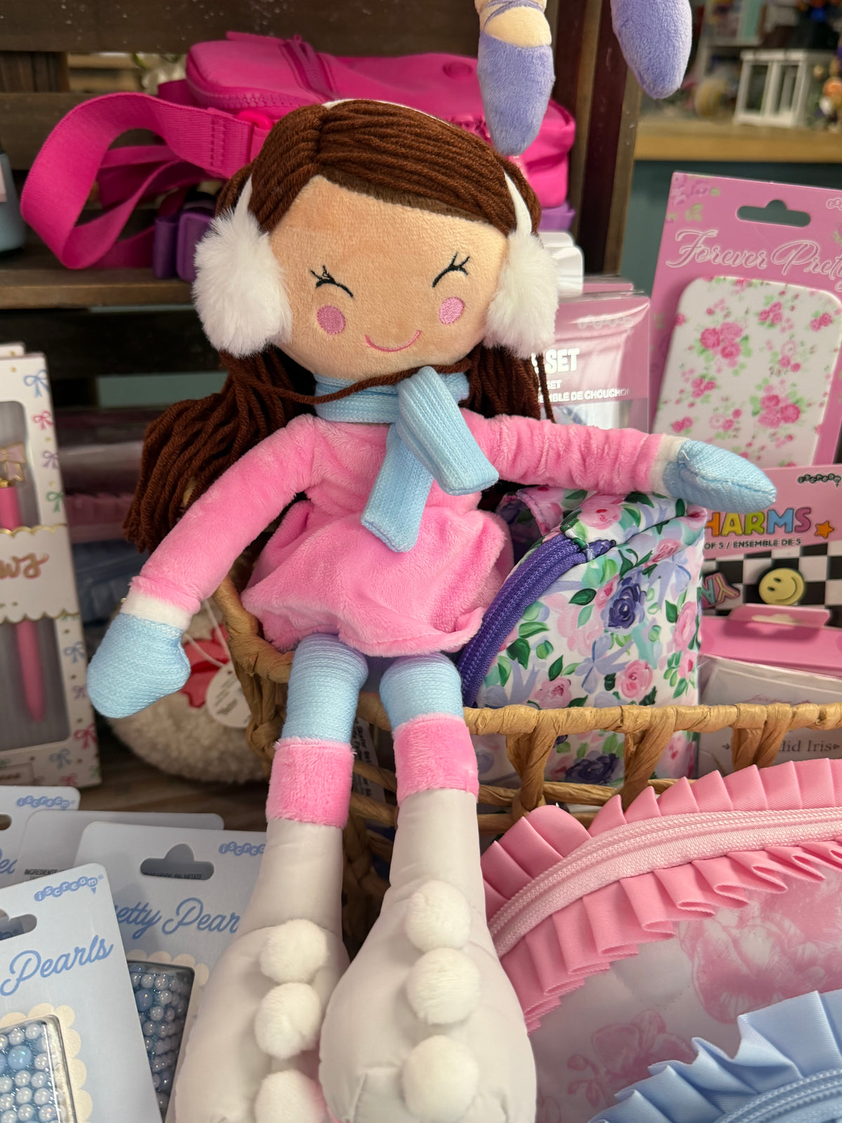 Ice Skater Girl Plush
