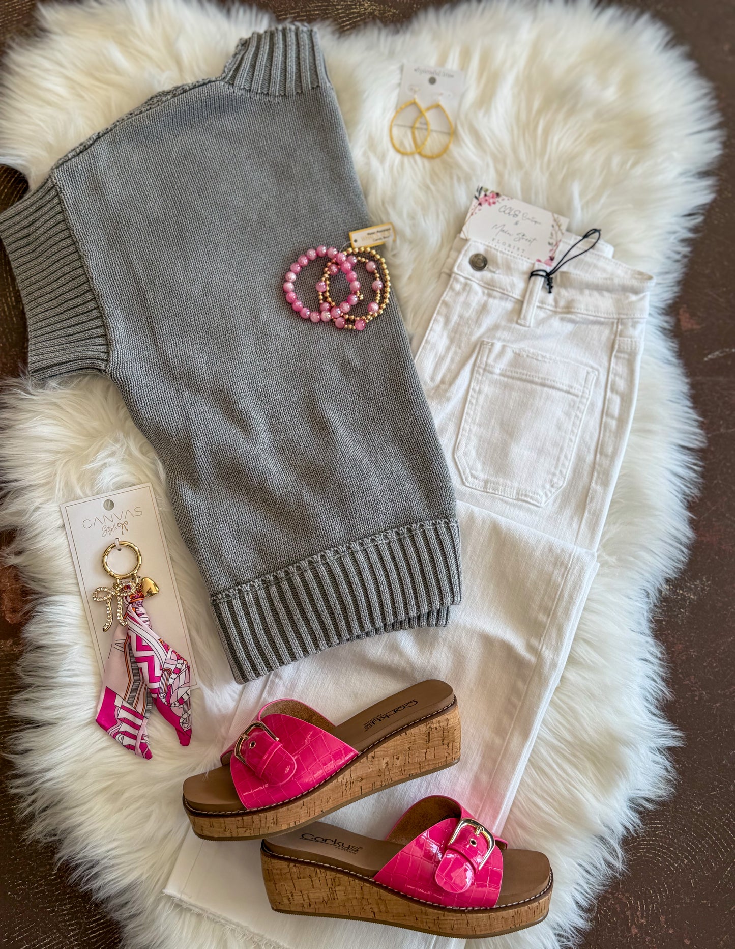 Summer Charm Knit - Smoke Grey