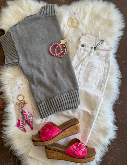 Summer Charm Knit - Smoke Grey