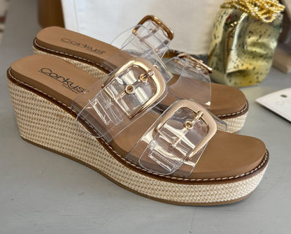 Corky's Clear Manifest Wedges