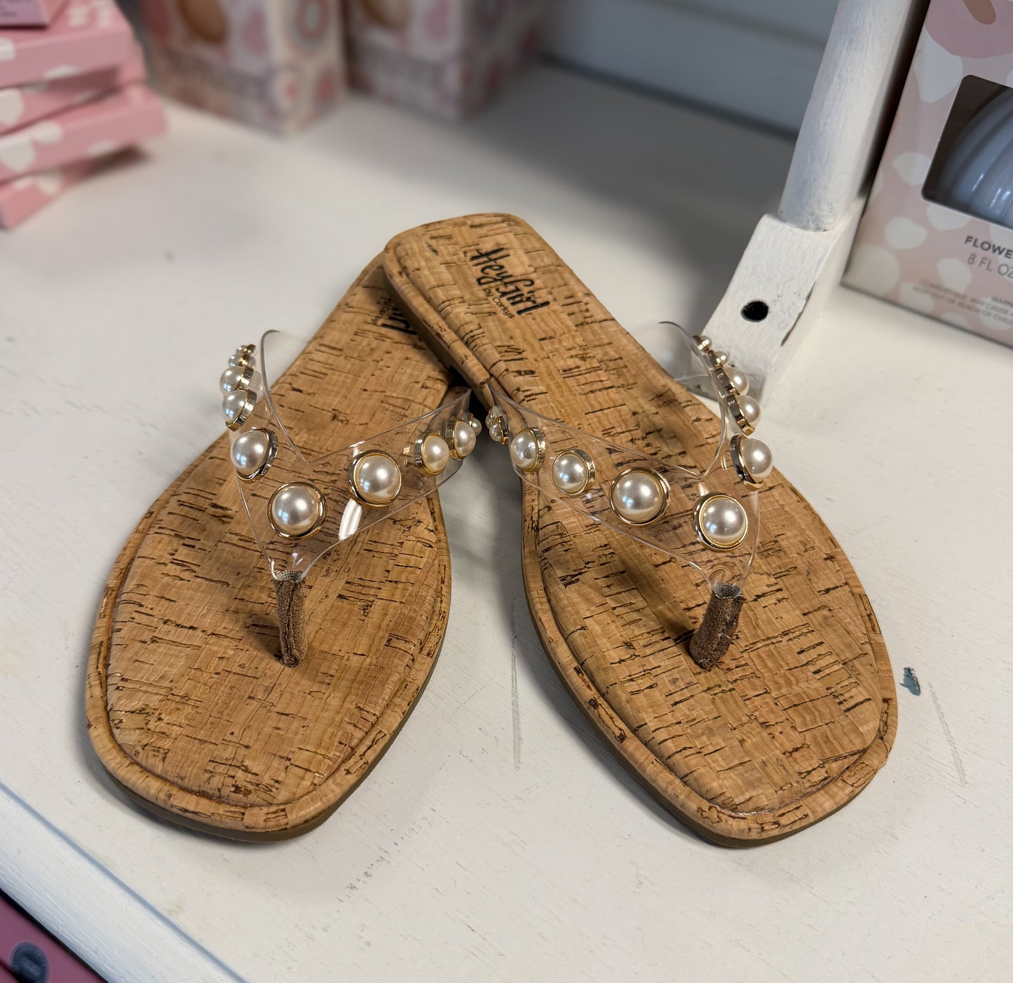 Jump In Clear Sandal By Corkys