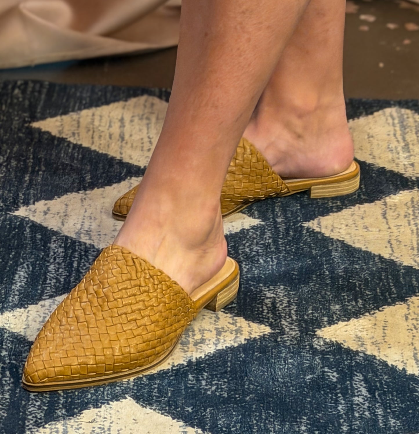 Alice Cognac Slide By Miim