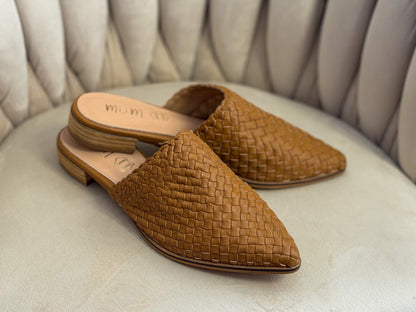 Alice Cognac Slide By Miim