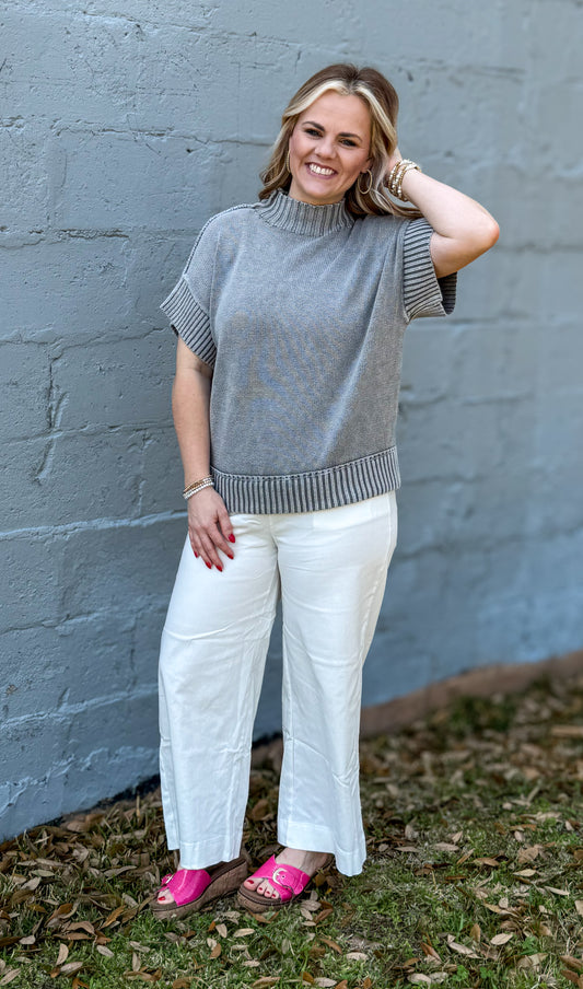 Summer Charm Knit - Smoke Grey