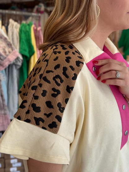 Fierce & Flirty Polo Top