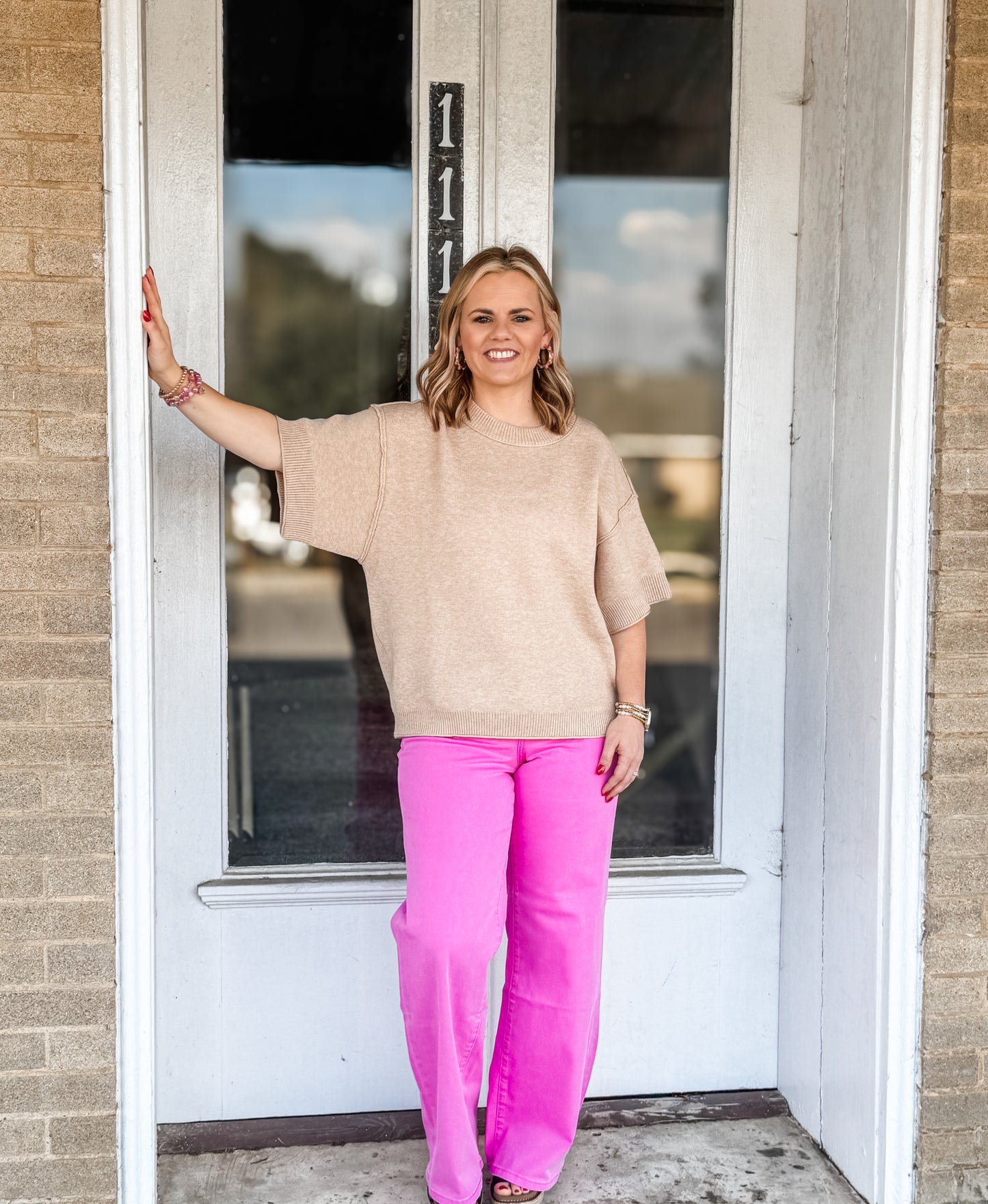 Brilliant Bloom Wide Leg Jeans By Mica