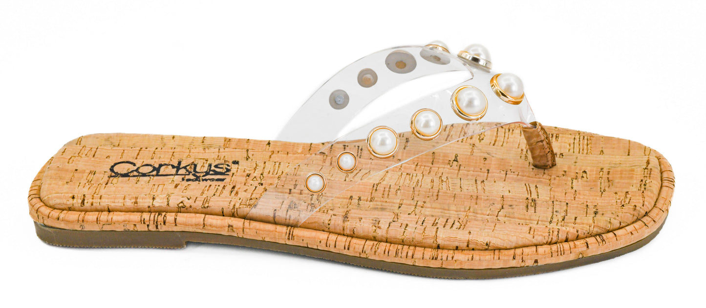 Jump In Clear Sandal By Corkys