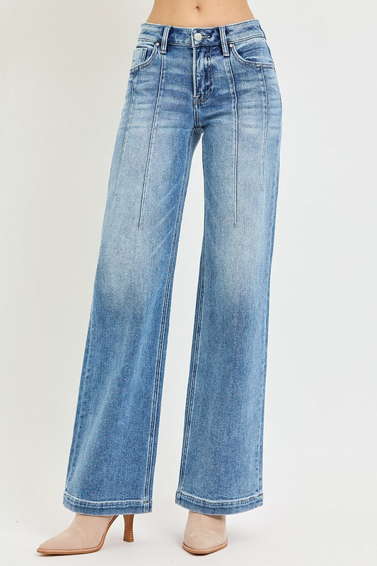 The Perfectly Polished Wide Leg Jeans – Risen