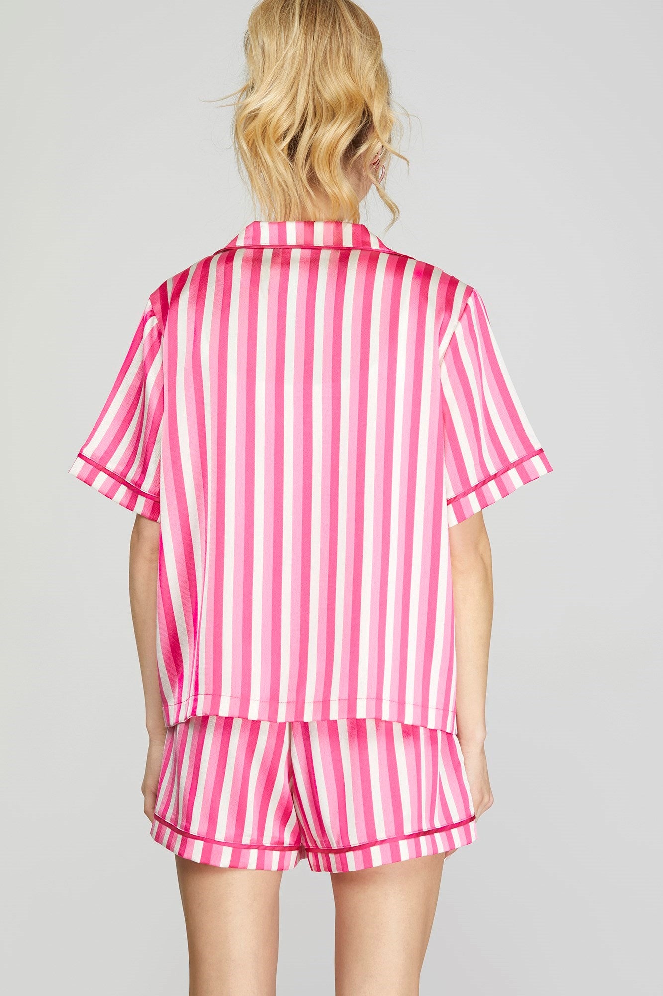 Elegant Stripe Pajama Set