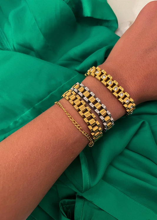 The Chain Watch Band Bracelet By CHANSUTTPEARLS