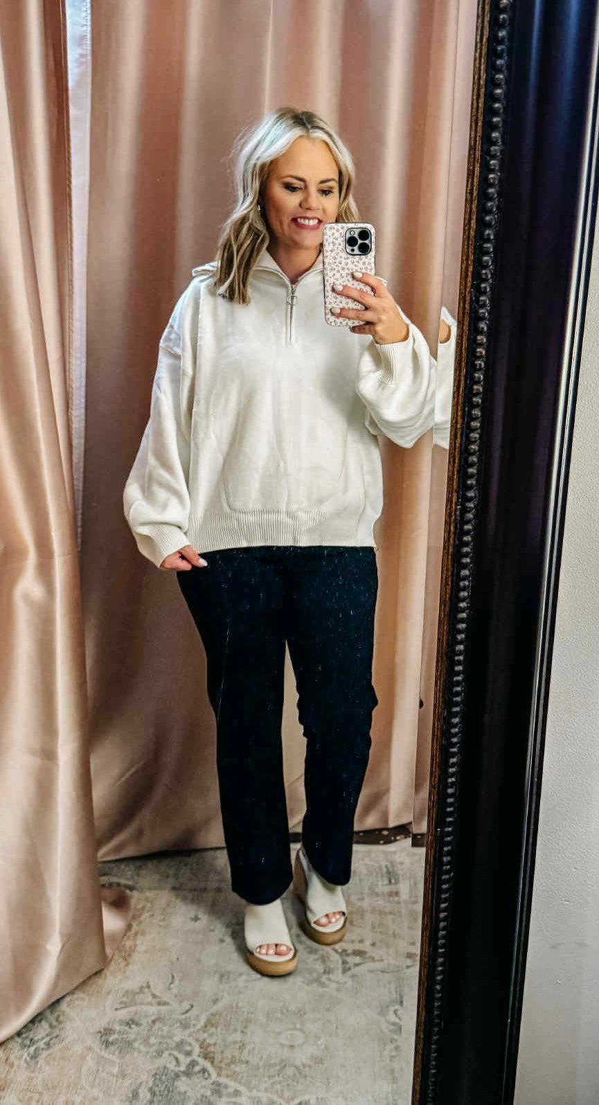 Winter Whisper Half - Zip