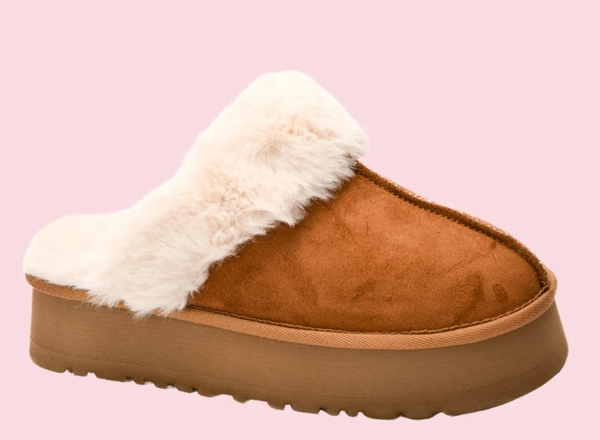 Cuddle Up Platform Slippers By Corkys