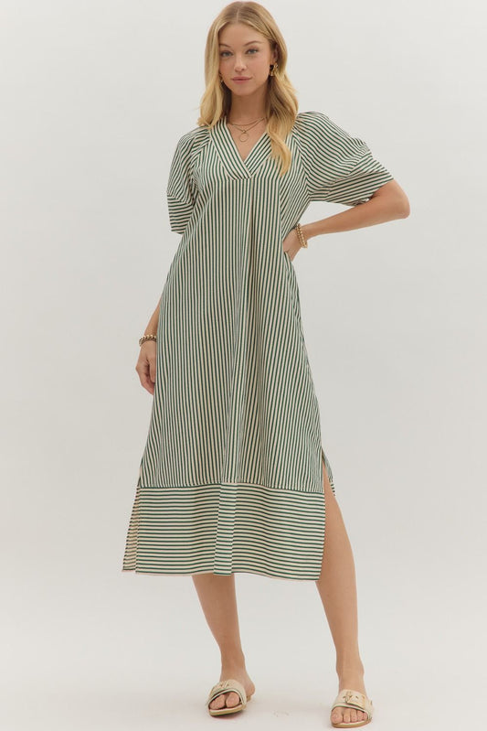 Evergreen Elegance Dress