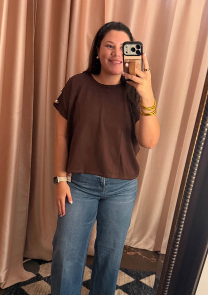 Golden Hour Top - Brown