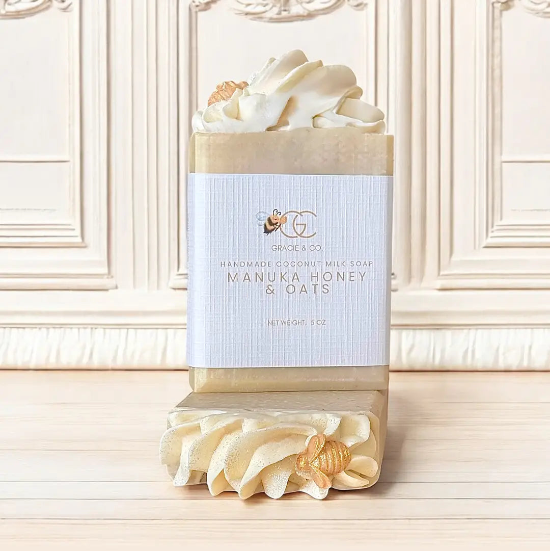Manuka Honey Oats & Coconut Milk Shea Butter Soap