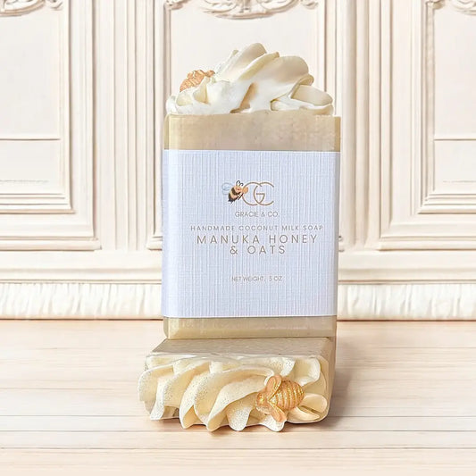 Manuka Honey Oats & Coconut Milk Shea Butter Soap